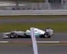 Mercedes przyłapany na Silverstone